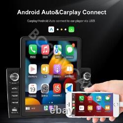 Autoradio stéréo de voiture à écran tactile double DIN avec lecteur Bluetooth, radio FM, Carplay et Mirror Link