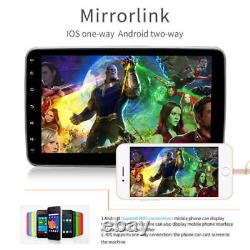 Autoradio stéréo de voiture à écran tactile rotatif 10,1'' Android 13 Double 2DIN GPS Wifi