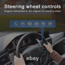 Autoradio stéréo de voiture à écran tactile rotatif Android 10.1'' avec GPS Wifi Double 2DIN