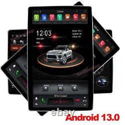 Autoradio stéréo de voiture tactile Android 10.1 rotatif 13 pouces avec GPS, WIFI, BT double DIN