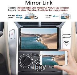 Autoradio stéréo double DIN HD 2.5D de 10,1 pouces, récepteur radio Android à écran tactile