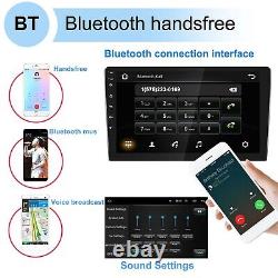 Autoradio stéréo double DIN HD 2.5D de 10,1 pouces, récepteur radio Android à écran tactile