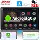 Autoradio Stéréo Pour Voiture Carplay Android 10 7 Double 2din écran Tactile Gps Wifi
