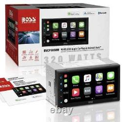 BOSS 2-Din 6.75 Autoradio Sans Fil Apple Carplay Android Bluetooth BVCP9850W