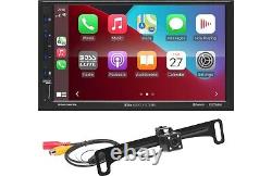 BOSS Audio 7 LCD SANS FIL Apple CarPlay Android Auto Autoradio 2 DIN + Caméra