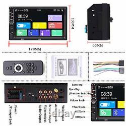 Binize 7 Pouces Auto Stereo Radio Avec Apple Carplay Android Auto Double Din Tou