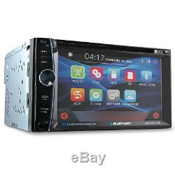 Blaupunkt Autoradio Double Din 6.2 Écran Tactile LCD DVD CD Mp3 Bluetooth Stereo