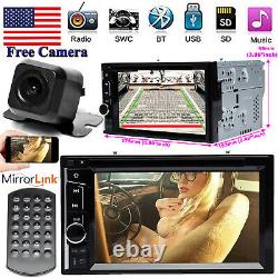 Bluetooth Radio 2din Voiture Stereo Camera Fm Fit Audi A1 A5 A6 Q3 A4 A8 S3 S4 S5 S6