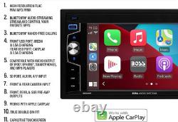 Boss BE62CP Double DIN Apple CarPlay 6.2 Lecteur multimédia de voiture stéréo MP3/SD