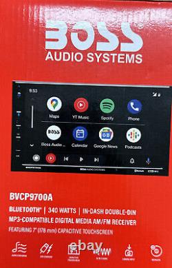 Boss Bvcp9700a Double 2 Din 7 Voiture Stéréo Apple Carplay Android Auto Bluetooth