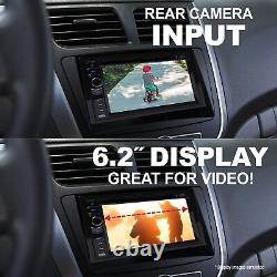Boss Car Double 2 Din 6.2 Lecteur DVD Gps Navigation Bluetooth Caméra De Vue Arrière