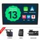 Cam+dvr+obd+android 10.1 Autoradio Double Din Carplay Radio Gps Wifi Écran Tactile Ips