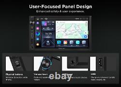 CAM+DVR+OBD+Android 13 Autoradio Double Din 7 CarPlay GPS Navigation Pas de DVD