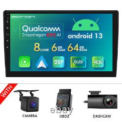 CAM+DVR+OBD+Double Din Android 13 6+64 8-Core 10.1 Autoradio CarPlay GPS