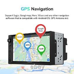 CAM + Double 2Din 7 écran tactile autoradio Android 13 GPS Navi Bluetooth Carplay