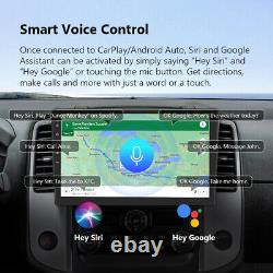 CAM+Double Din 10.1 Grand Écran Android 10 GPS de Voiture à 8 Cœurs Stéréo Radio
