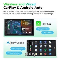 CAM+Eonon CarPlay Android Auto 7 QLED Autoradio Double DIN DSP Bluetooth