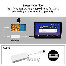 Cam + Obd + 10,1 Car Gps Android 10 Stereo Radio 2 Double Din Lecteur Universel Wifi