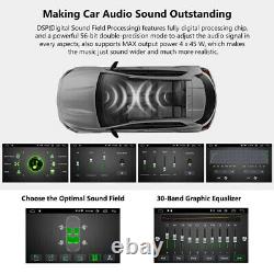 Cam + Obd + 10.1android 10 Double 2 Din Car Stereo Gps Navigator Radio Dab + Carplay