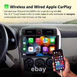 Cam+dvr+obd+double Din Android Auto 10.1 Voiture Stéréo Apple Carplay Radio Gps Nav