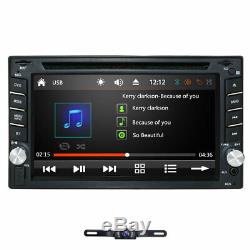Caméra De Recul Et Gps Double 2din Car Stereo Radio CD Lecteur DVD Bluetooth Avec Carte
