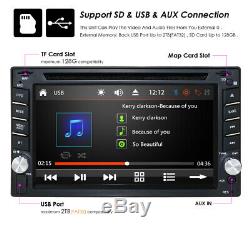 Caméra De Recul Et Gps Double 2din Car Stereo Radio CD Lecteur DVD Bluetooth Avec Carte