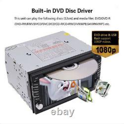 Caméra De Sauvegarde & Gps Double 2din Voiture Stereo Radio Lecteur CD DVD Bluetooth Avec Carte