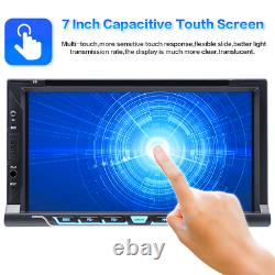 CarPlay Apple/Android Auto 7 Double 2DIN Autoradio Lecteur DVD Bluetooth