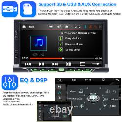 CarPlay Apple/Android Auto 7 Double 2DIN Autoradio Lecteur DVD Bluetooth