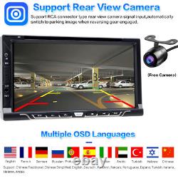 CarPlay Apple/Android Auto 7 Double 2DIN Autoradio Lecteur DVD Bluetooth