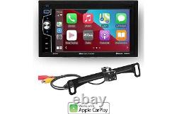 Chef Double DIN Apple CarPlay Lecteur stéréo multimédia pour voiture avec caméra BE62CP-C