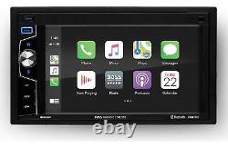 Chef Double DIN Apple CarPlay Lecteur stéréo multimédia pour voiture avec caméra BE62CP-C