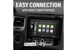 Chef Double DIN Apple CarPlay Lecteur stéréo multimédia pour voiture avec caméra BE62CP-C