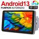Citrouille Double Din 10.1 Pouces Android 13 Autoradio Voiture Carplay 6go 64go Dsp Usb Wifi