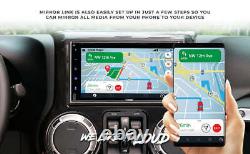 DS18 7 Écran tactile Double 2-Din Récepteur Stéréo Bluetooth Apple CarPlay DDX7CP