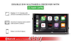 DS18 7 Écran tactile Double 2-Din Récepteur Stéréo Bluetooth Apple CarPlay DDX7CP