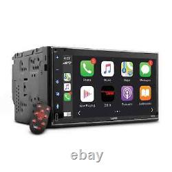 DS18 7 Écran tactile Double 2-Din Récepteur Stéréo Bluetooth Apple CarPlay DDX7CP