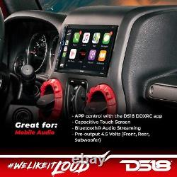 DS18 DDX6.9CP 6.9 Écran tactile Double-Din Headunit Bluetooth Apple Car Play