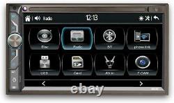 DS18 DDX6.9ML 6.9 Autoradio Double-Din à écran tactile avec Bluetooth USB Mirror Link