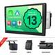 Dvr+cam+obd+10.1 Ips Double Din Autoradio Android 13 Gps Rds Unité De Tête Carplay