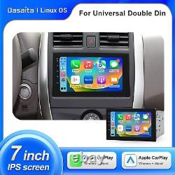 Dasaita 7 Double Din Autoradio Apple CarPlay Android Auto sans fil (système d'exploitation Linux)