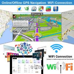 Double 2DIN 10.1 Android 13.0 Écran tactile vertical stéréo radio GPS WiFi pour voiture