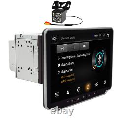Double 2DIN Radio de voiture rotatif 10.1 pouces Android 9.1 Écran tactile Lecteur GPS Wifi