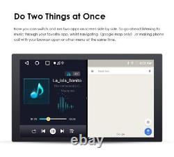 Double 2DIN Rotatif 10.1'' Android 12 Écran Tactile Autoradio GPS Wifi