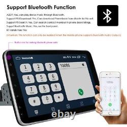 Double 2DIN Rotatif 10.1'' Android 12 Écran Tactile Autoradio GPS Wifi
