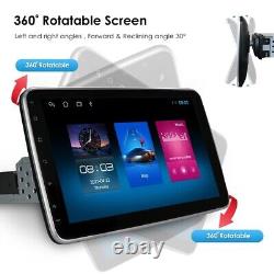 Double 2DIN Rotatif 10.1'' Android 12 Écran Tactile Autoradio GPS Wifi