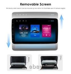 Double 2DIN Rotatif 10.1'' Android 12 Écran Tactile Autoradio GPS Wifi