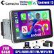 Double 2din Rotatif 10.1 Android 13 Apple Carplay Voiture Gps Stéréo Radio 2+64gb