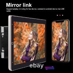 Double 2DIN Rotatif 10.1 Android 9.1 Écran Tactile Radio Stéréo GPS Wifi