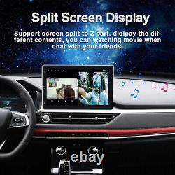 Double 2DIN Rotatif 10.1'' Autoradio Carplay Stéréo de Voiture 4+64Go Android 13 GPS NAVI